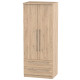 Harlech Tall 2 Drawer Wardrobe